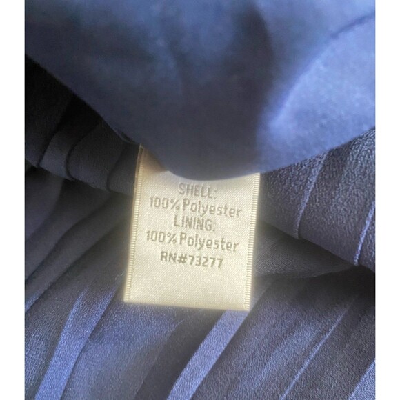 LAUREN CONRAD Women's SKORT Pleated Front Crepe Medieval Blue Skorts NEW SMALL - Picture 7 of 12